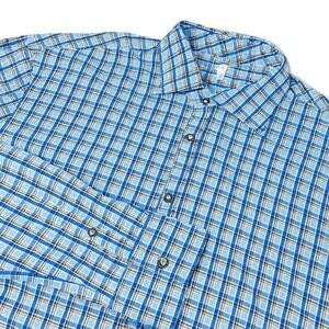 Johnnie O Button Shirt Mens XL Blue Featherweight Long Sleeve